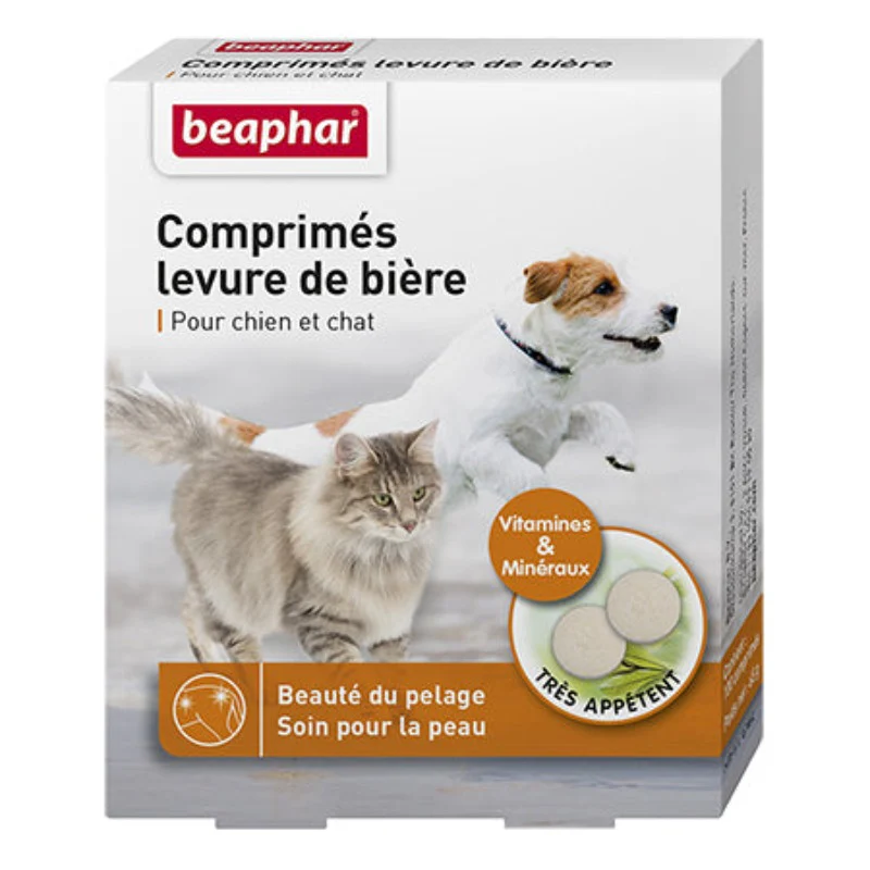 BEAPHAR – LEVURE DE BIÈRE 100 COMPRIMÉS