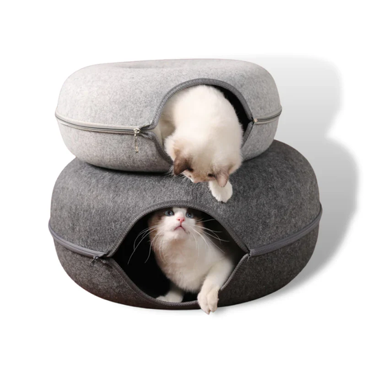 DONUTS TUNNEL ET LIT POUR CHAT - S