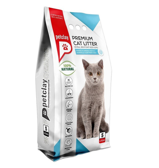 Petclay Premium Cat Litter – 20L – Parfum Savon de Marseille