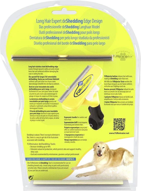 FURMINATOR - BROSSE POUR CHIENS ET CHATS A POILS LONGS