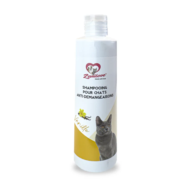 ZANILOVE - SHAMPOING CHAT ANTI-DÉMANGEAISON VANILLE - 250 ML
