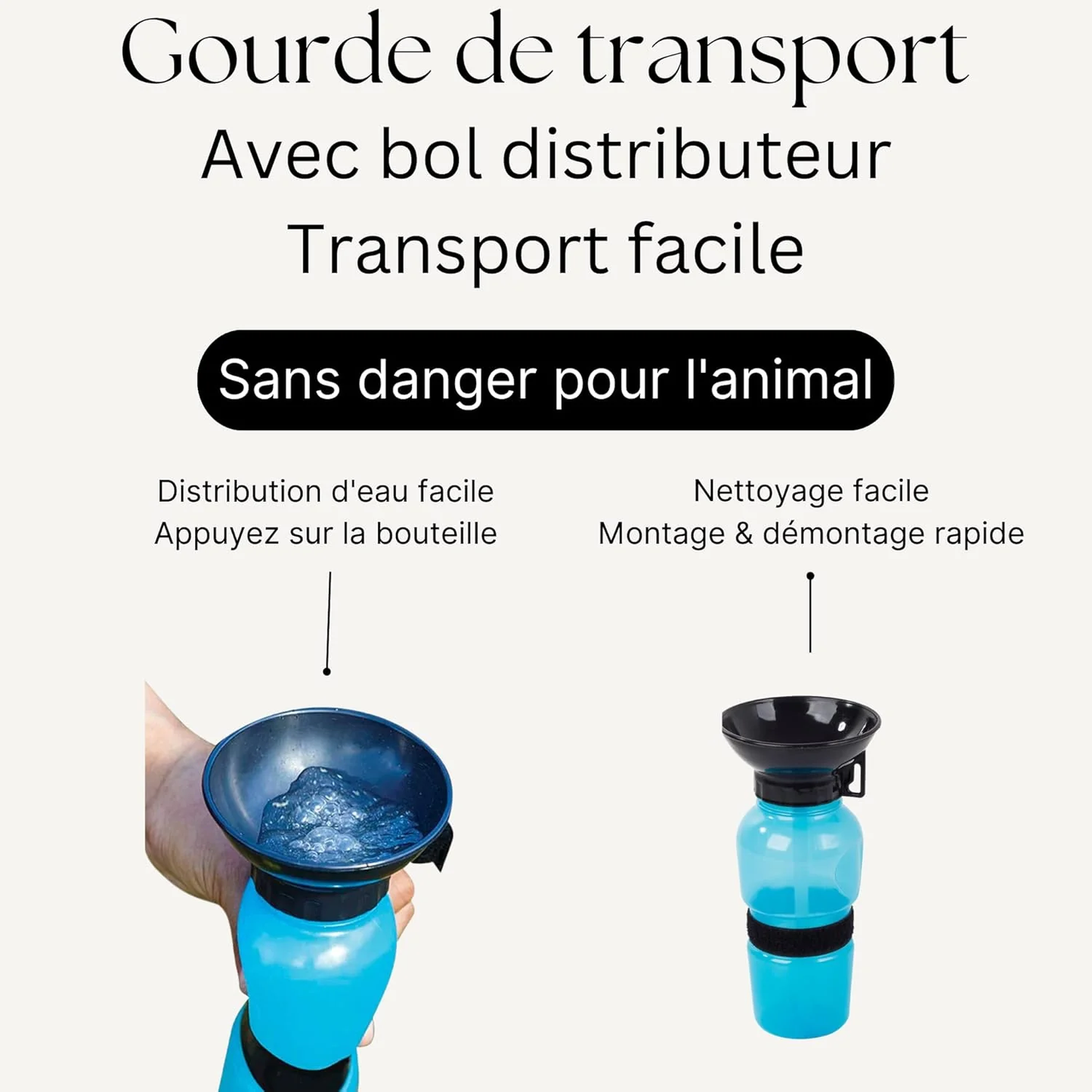 DISQUE – GOURDE AVEC BOL INTÉGRÉ
