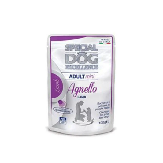 LE DOG EXCELLENCE - POCHON MINI ADULT A L'AGNEAU - 100 GR