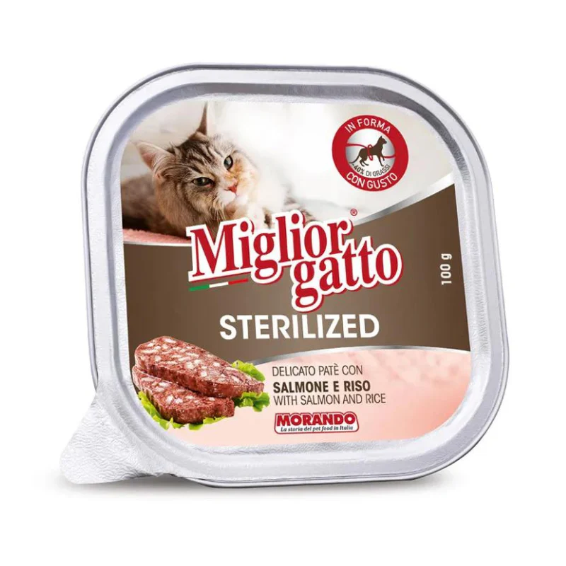 MIGLIOR GATTO - BARQUETTE MORANDO STÉRILISÉ - 100g