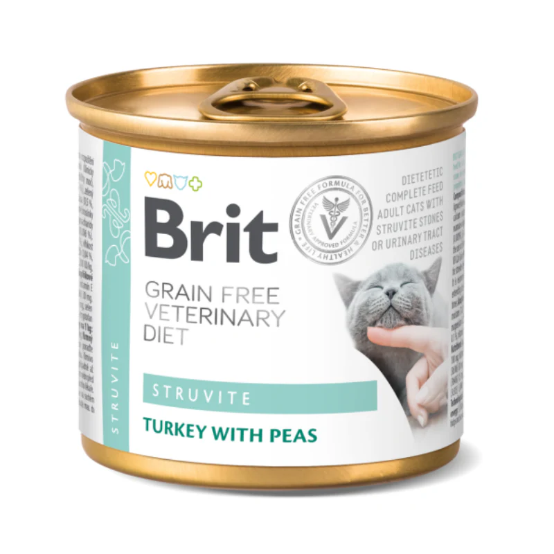BRIT - RÉGIMES VÉTÉRINAIRES POUR CHAT - 200 Gr
