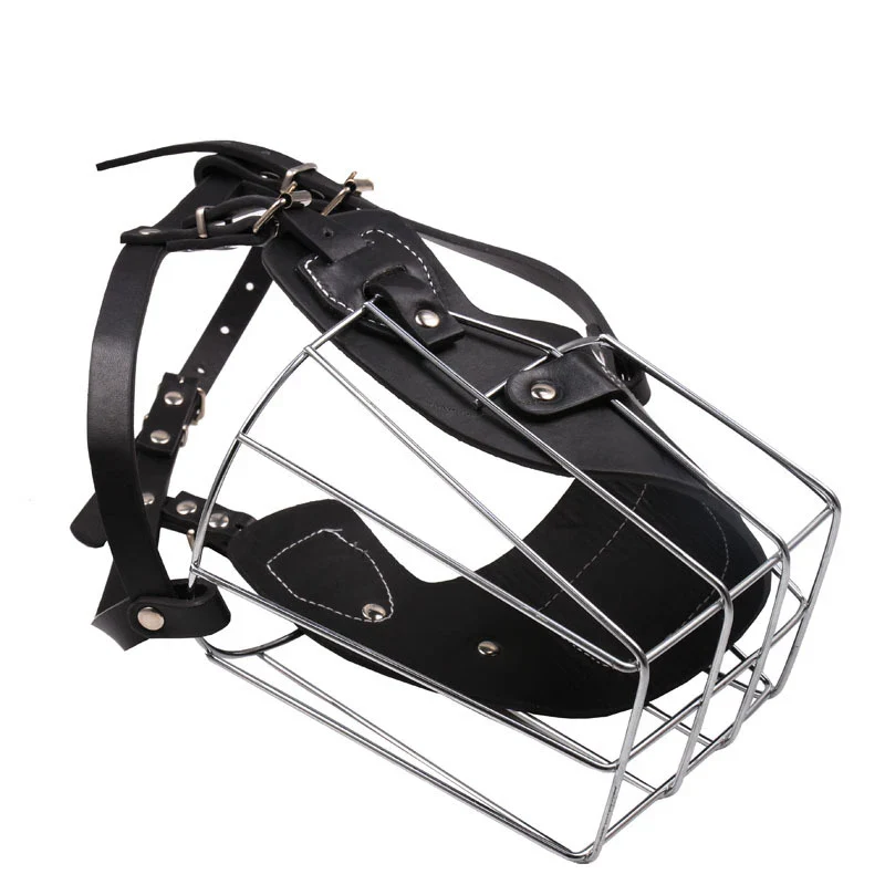 MUSELIERE EN CUIR - POUR GRAND CHIEN