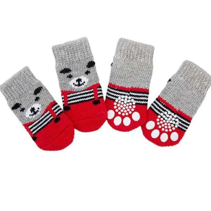 CHAUSSETTES POUR CHIEN - TAILLE L - 4PCS