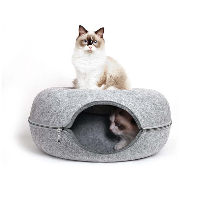 DONUTS TUNNEL ET LIT POUR CHAT - S