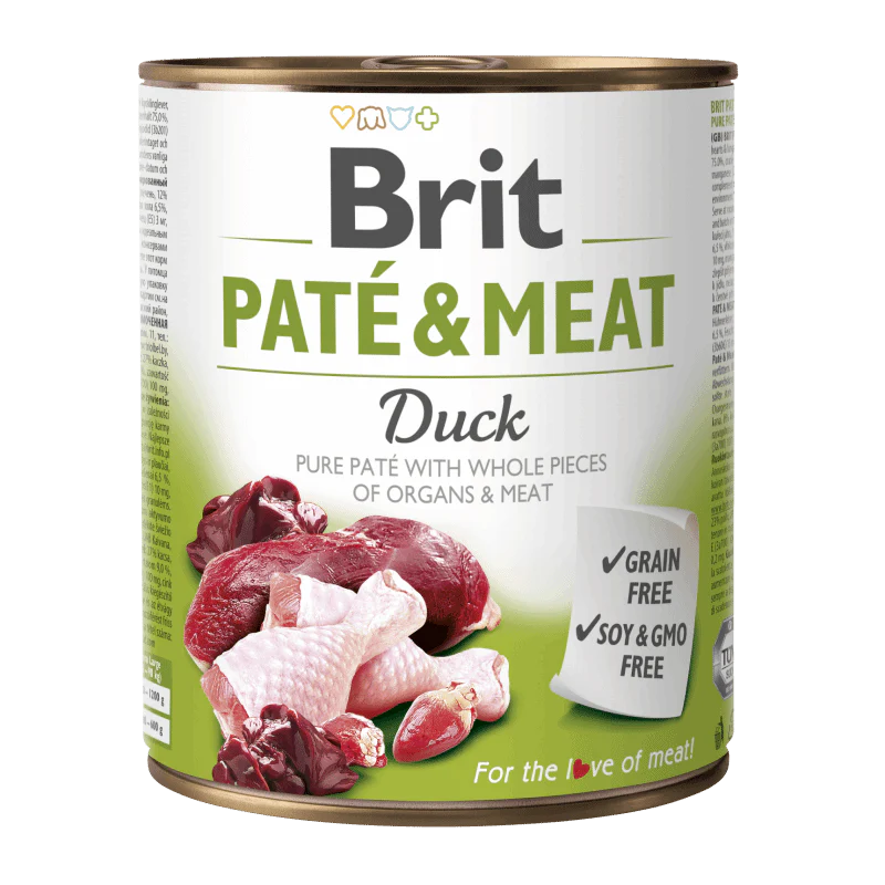 BRIT PATÈ - POUR CHIEN AU GIBIER 800G