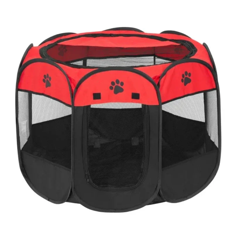 PARC PLIABLE POUR CHAT ET CHIEN – 80×80×50 CM