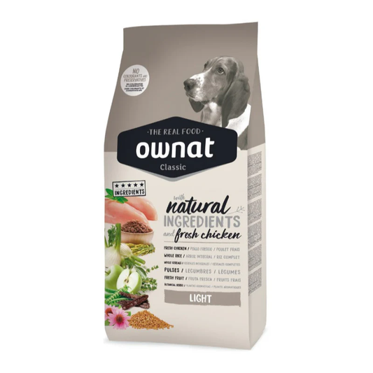 OWNAT - CROQUETTE CHIEN LIGHT - AU POULET