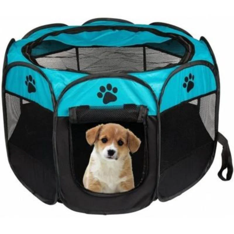 PARC PLIABLE POUR CHAT ET CHIEN – 80×80×50 CM