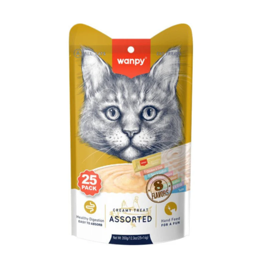 WANPY - CRÈME LIQUIDE POUR CHAT