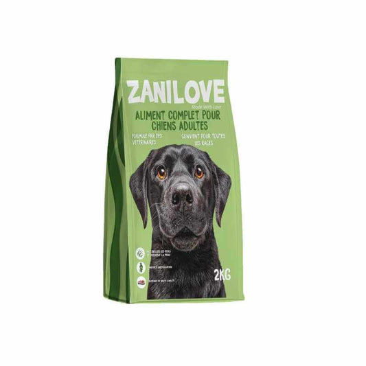 ZANILOVE – Croquettes pour Chien Adulte – 2KG