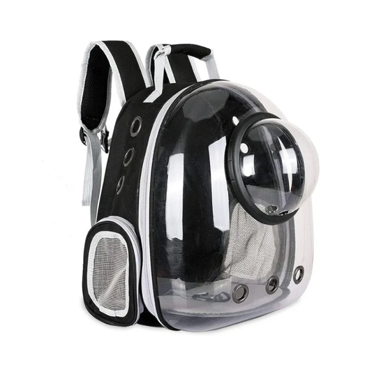 SAC À DOS IMPERMÉABLE POUR MINI CHIEN &amp; CHAT – AVEC DÔME TRANSPARENT 180° 