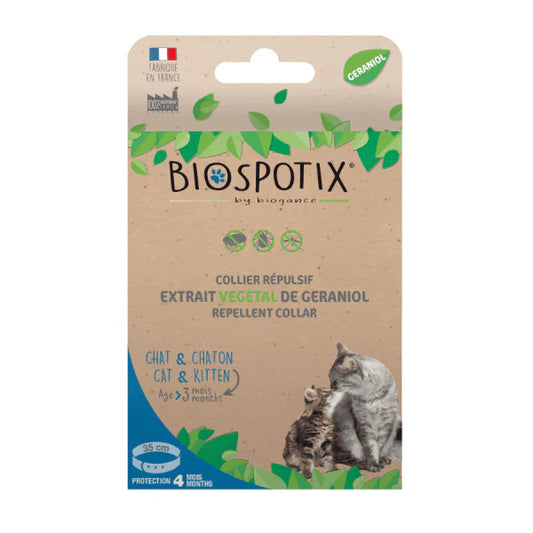 BIOSPOTIX - COLLIER REPULSIF CHAT ET CHATON 