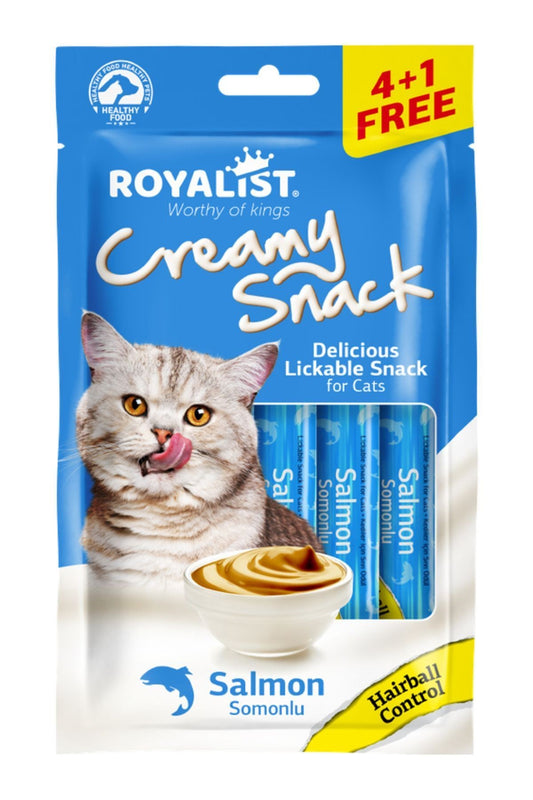 Royalist Crème au Saumon pour Chats – Pack 5x15g