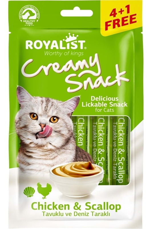 Royalist Crème au Poulet & Noix de Saint-Jacques – Pack 5x15g