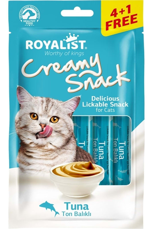 Royalist Crème au Thon pour Chats – Pack 5x15g