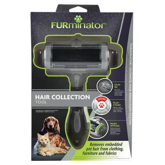 FURMINATOR - OUTIL DE COLLECTE DE CHEVEUX POUR CHIEN &amp; CHAT