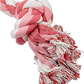 Corde Rose en Coton – 2 Nœuds – 15 cm