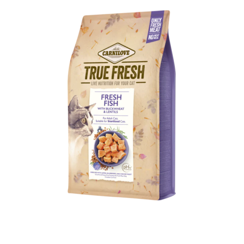 CARNILOVE TRUE FRESH - CHAT - CROQUETTE STÉRILISE - 1.8 KG
