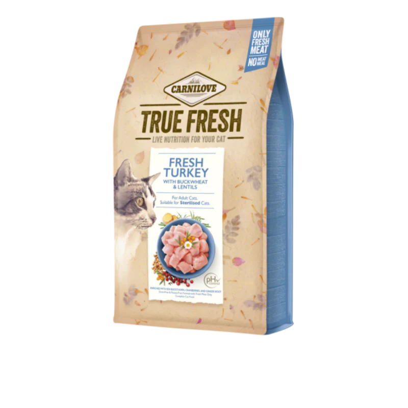 CARNILOVE TRUE FRESH - CHAT - CROQUETTE STÉRILISE - 1.8 KG
