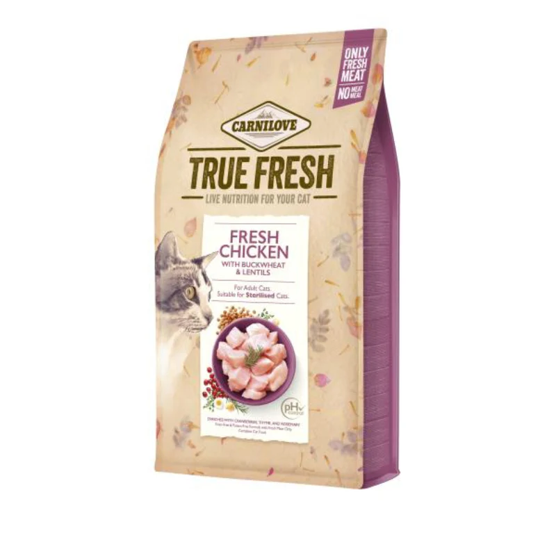 CARNILOVE TRUE FRESH - CHAT - CROQUETTE STÉRILISE - 1.8 KG