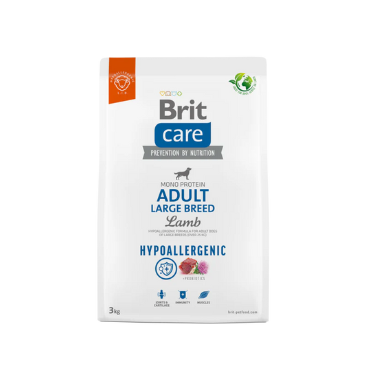 BRIT CARE - HYPOALLERGENIQUE - ADULT LARGE BREED - LAMB & RICE