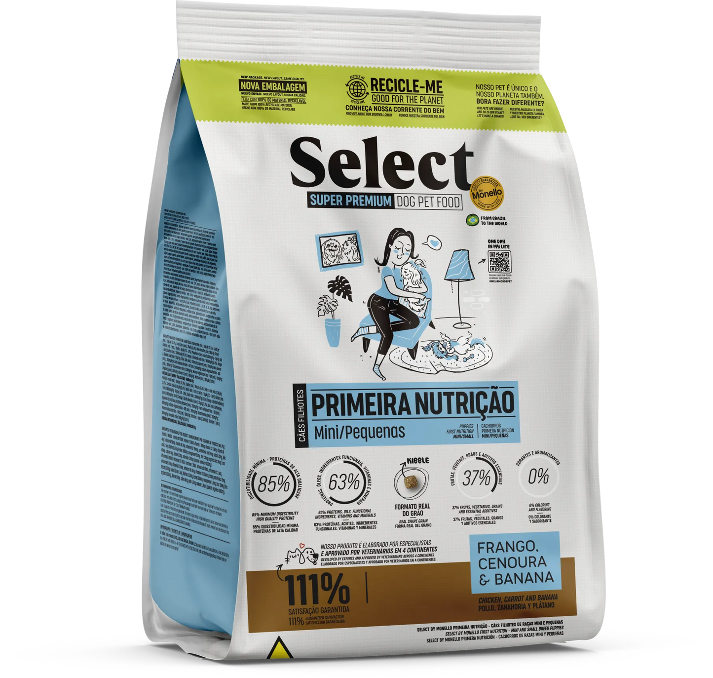 SELECT - CROQUETTE POUR MINI ADULTE OU MINI PUPPY - 2KG