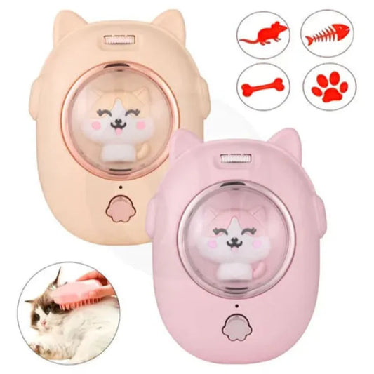 Brosse Laser Interactive pour Chats – Anti-Stress et Ludique