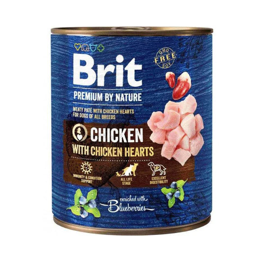 BRIT PREMIUM BY NATURE - POULET ET COEUR - 800 G