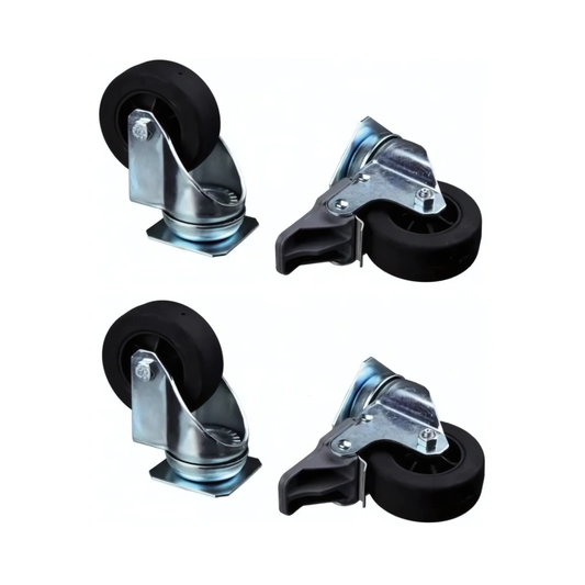 SKUDO – ENSEMBLE DE 4 ROUES POUR CAGES IATA 4/5/6/7