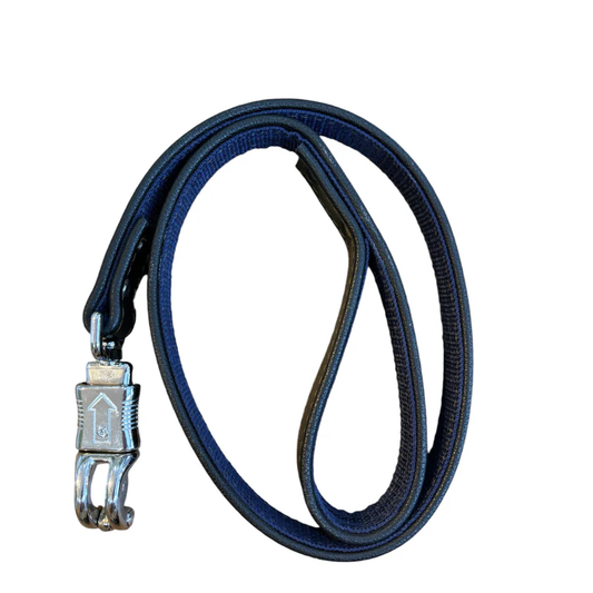 LAISSE EN CUIRE NOIRE POUR GRAND CHIEN
