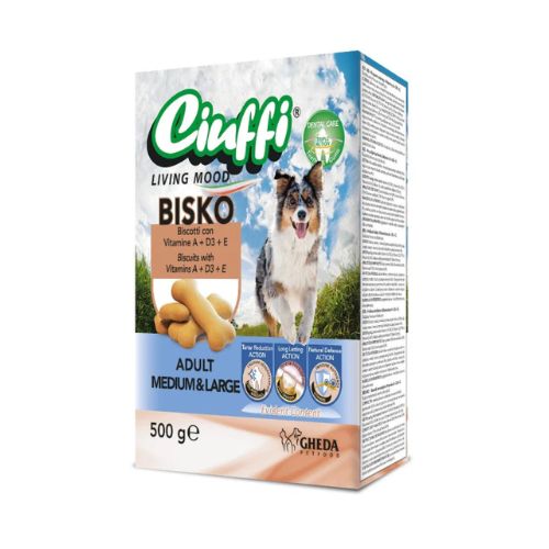 CIUFFI BISCUITS POUR CHIEN 500 G 