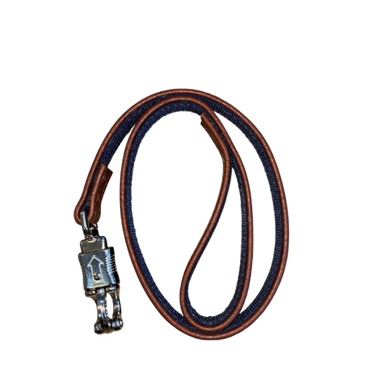 LAISSE EN CUIRE NOIRE POUR GRAND CHIEN