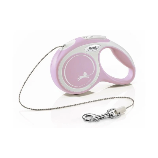 FLEXI NEW COMFORT – LAISSE ENROULEUSE POUR ANIMAUX JUSQU'À 12 KG
