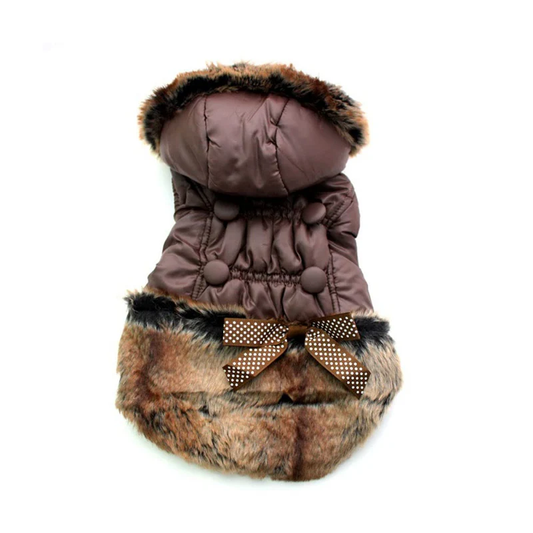 MANTEAU D'HIVER CHAUD POUR CHIEN - TAILLE S
