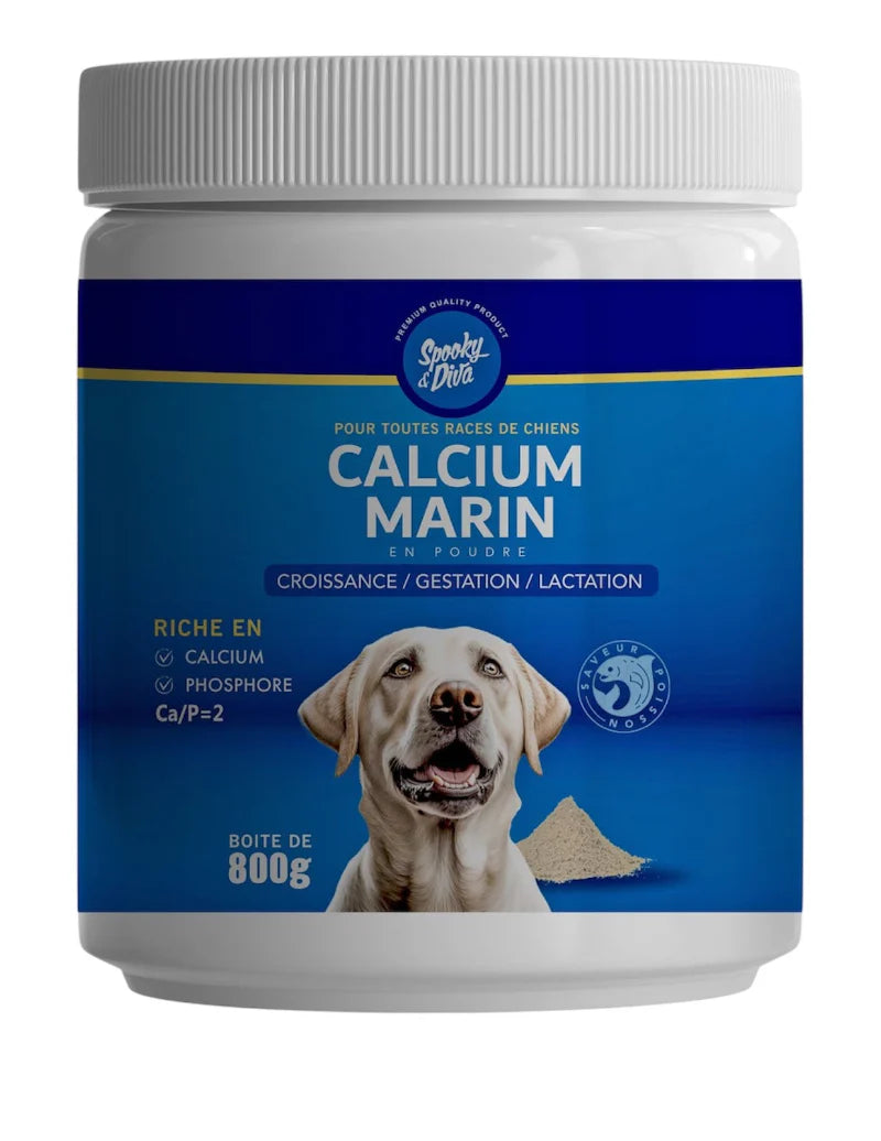 CALCIUM Marin SPOOKY &amp; DIVA EN POUDRE 800GR 