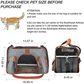 GLACEON - SAC DE TRANSPORT POUR CHAT ET MINI CHIOT