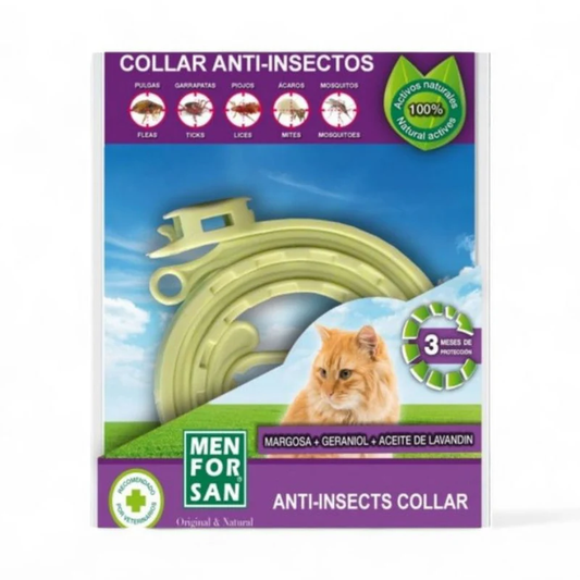 MENFORSAN - Collier Anti-Insectes Pour Chat
