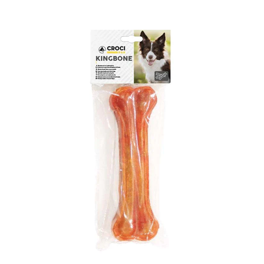 CROCI – OS À MÂCHER POUR CHIEN 25CM – GOÛT BACON