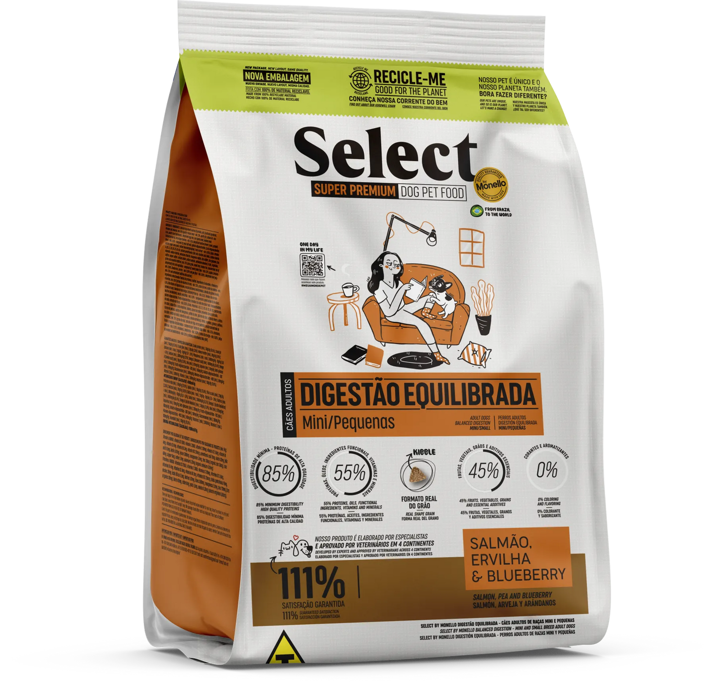 SELECT - CROQUETTE POUR MINI ADULTE OU MINI PUPPY - 2KG