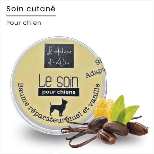 BAUME REPARATEUR MIEL & VANILLE POUR CHIEN - 30 ML