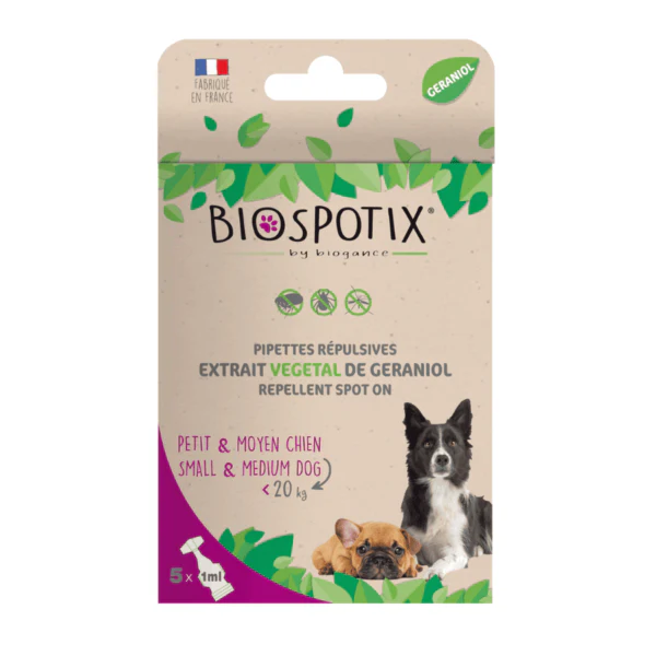 BIOSPOTIX - PIPETTES PETIT ET MOYEN CHIEN 