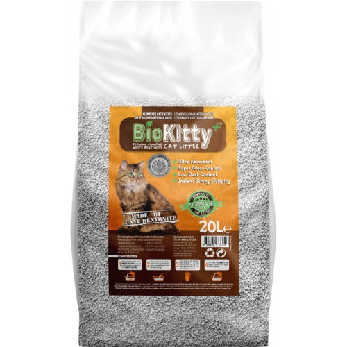 BioKitty+ Litière Agglomérante Premium Savon de Marseille – 20L