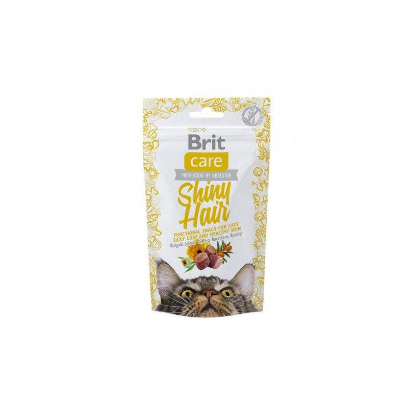 BRIT CARE - FRIANDISE POUR CHAT POILS BRILLANTS - 50 G