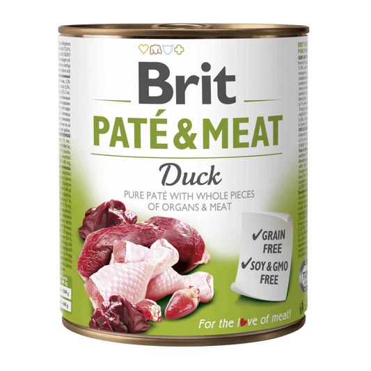BRIT PATÈ - POUR CHIEN AU GIBIER 800G 