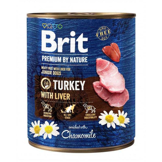 BRIT PREMIUM POUR CHIOT DINDE ET FOIE 800 G 