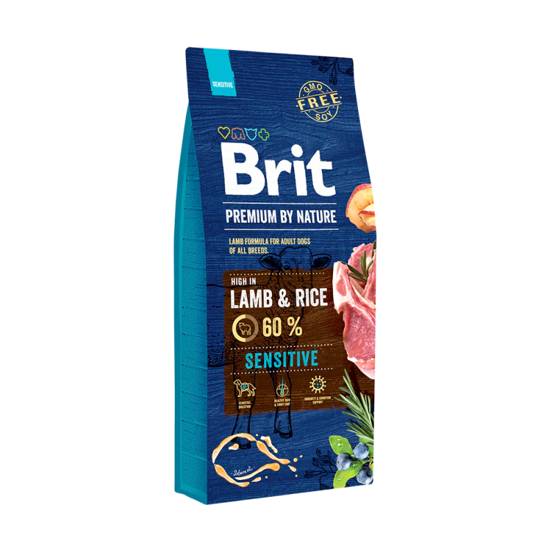 BRIT PREMIUM SENSIBLE À L'AGNEAU – 15KG
